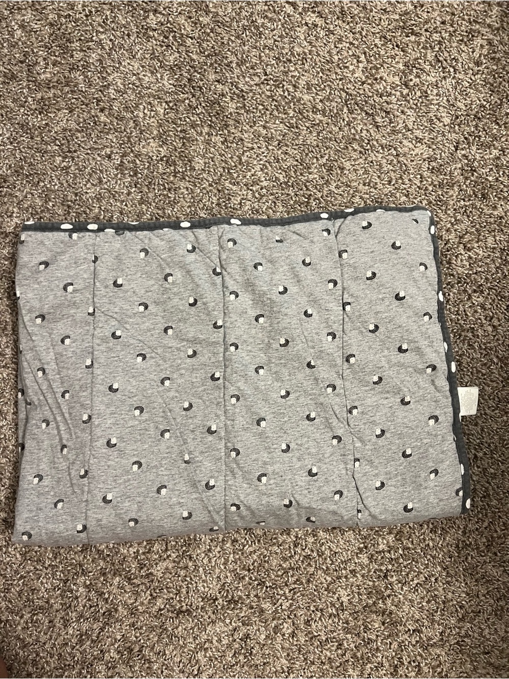 Gray and White Baby Blanket Bundle of 2 - Picture 5 of 8